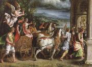 Giulio Romano triumph of titus and vespasia USA oil painting artist